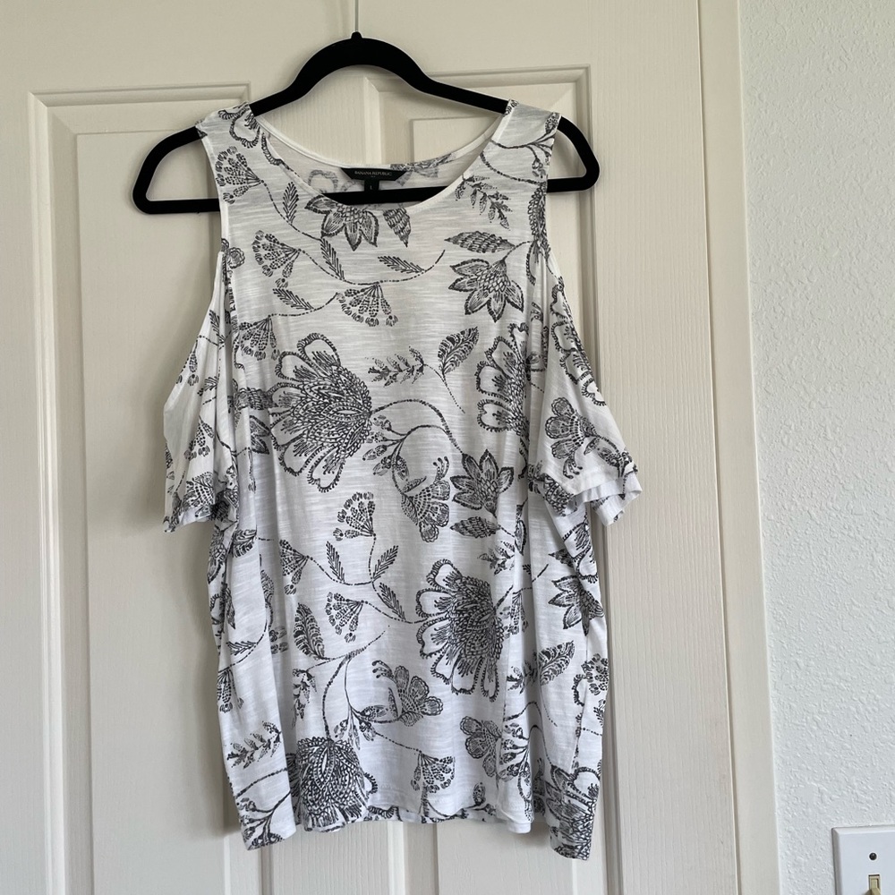 Banana Republic Open Sleeve Top